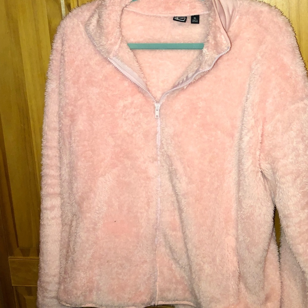 FILA pink Sherpa jacket